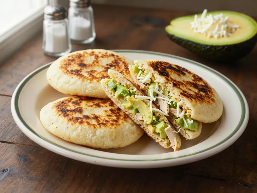 Arepas venezolanas — la receta básica con harina de maíz precocida