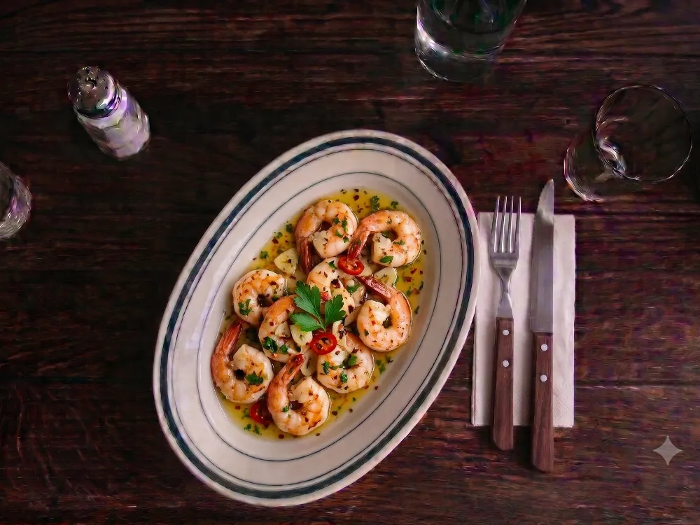 Camarones al ajillo — listos en 20 minutos con ajo dorado y toque de mantequilla