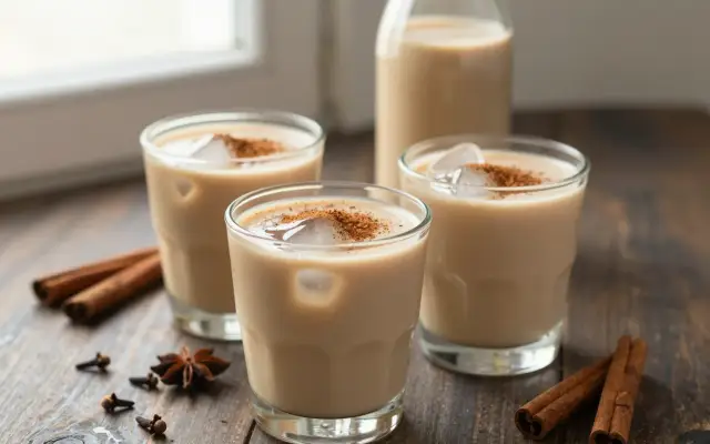 Cola de mono chilena — la bebida cremosa de Navidad con café y canela
