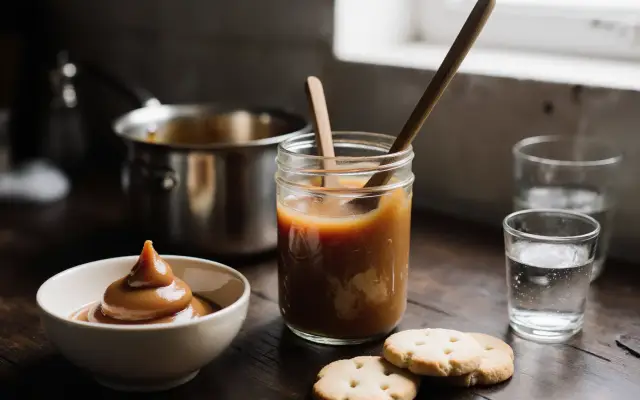 Manjar casero (dulce de leche chileno en olla)