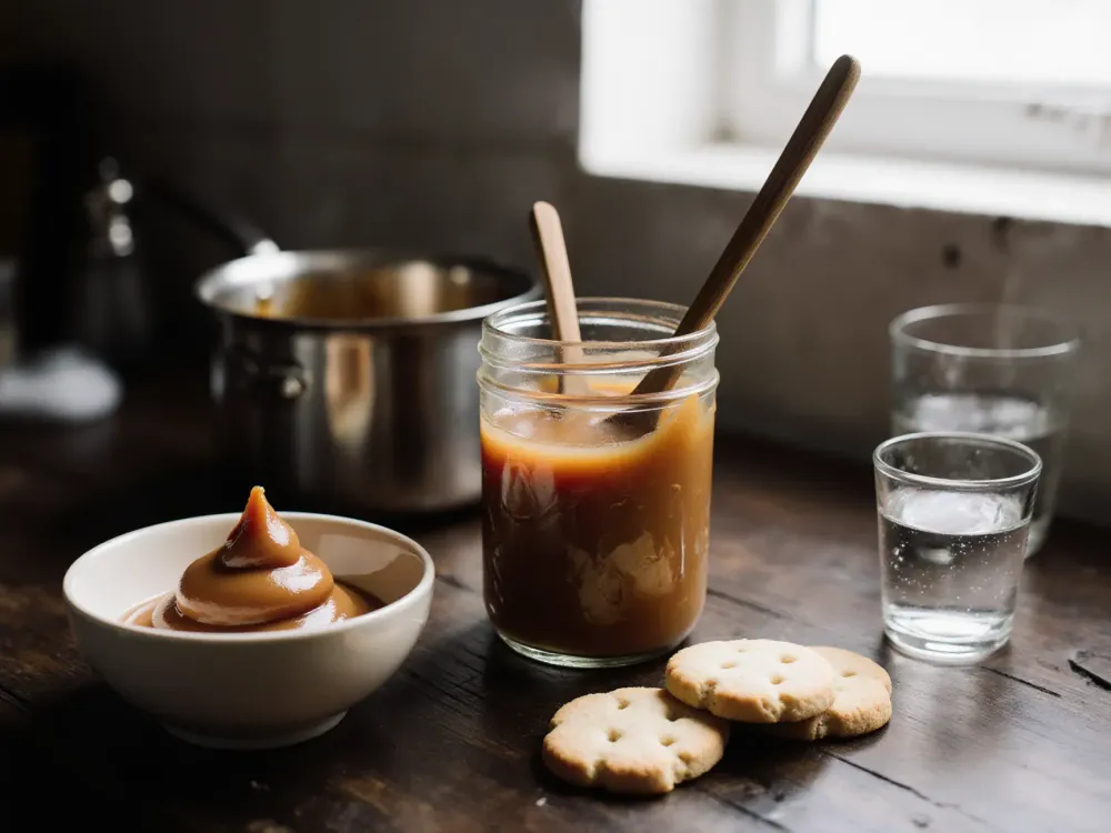 Manjar casero (dulce de leche chileno en olla)