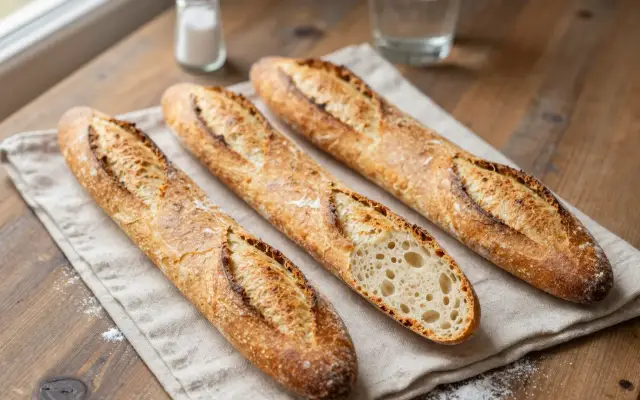 Pan francés (baguette casera)