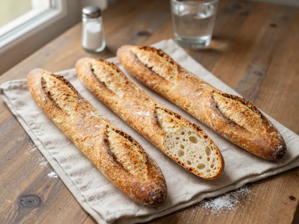 Pan francés (baguette casera)