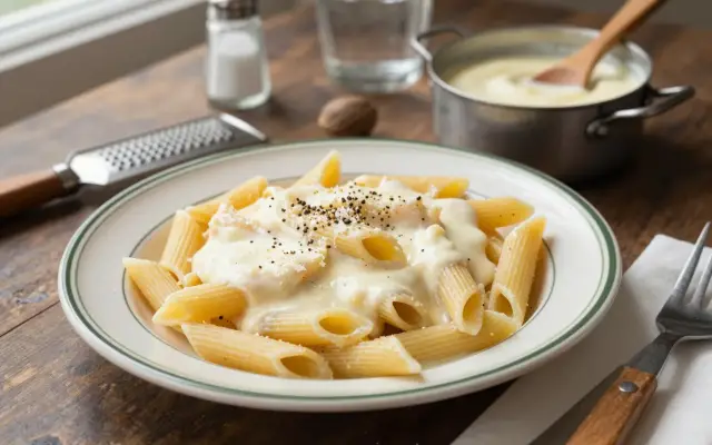 Salsa blanca (bechamel) para pasta sin grumos