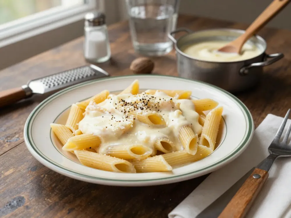 Salsa blanca (bechamel) para pasta sin grumos
